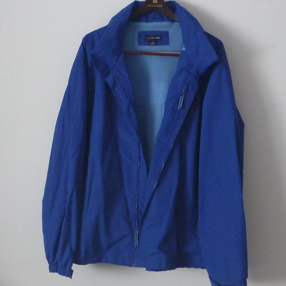 Land's End Men's Full Zip Rain Jacket